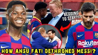 Messi Passes The Torch To Ansu Fati?