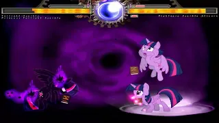 Mugen 1.0 - 2 Twilight Sparkle Alicorn vs Nightmare Sparkle Alicorn