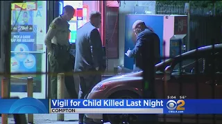 Vigil For Child Killed Last Night In Compton