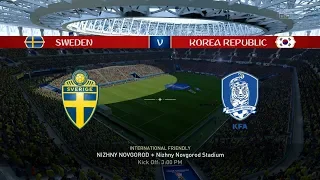 Sweden vs South Korea - 2018 FIFA World Cup - FIFA 18 PS4 Gameplay