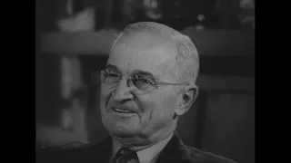 MP66-6  Harry S. Truman Interviewed by Edward R. Murrow, February 1957 (4 of 12)
