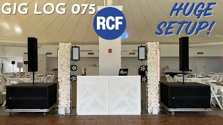 GIG LOG 075 | RCF NXL-24A MK2 and SUB 9007-AS DUAL 21s | INSANE SOUND SYSTEM | BOLLYWOOD MUSIC