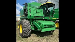 Video of Never Used 1983 John Deere 8820 Combine's 1st Trip to the Field