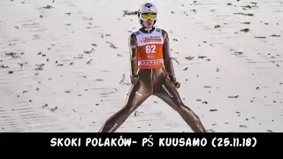 Skoki Polaków- PŚ Kuusamo (25.11.18) STOCH TRZECI! [HD]