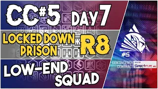 CC#5 Day 7 - Locked-Down Prison Risk 8 + Challenge | Low End Squad |【Arknights】