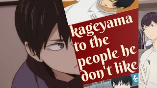 Haikyuu Texts: Kageyama has something to say to the people he don't like (Lyric Prank)