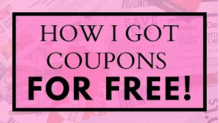 HOW I GOT COUPONS FOR FREE | HOW I GOT COUPONS IN THE MAIL | COUPON HAUL