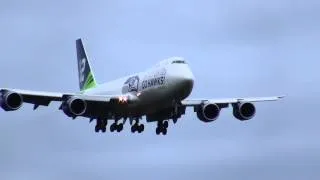 12th Plane Seattle Seahawks Boeing 747-F Landing