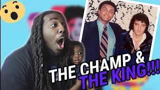 THE KING & THE CHAMP | Muhammad Ali and Elvis Presley MEET REACTION!!!!! MUST SEE !