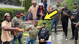 Davido Go Crazy As Met Zlatan, Chief Priest & Others Who Surprised Him To London For his Concerts