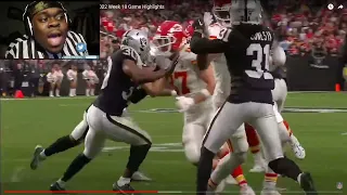 JuJuReacts To Kansas City Chiefs vs. Las Vegas Raiders | 2022 Week 18 Game Highlights