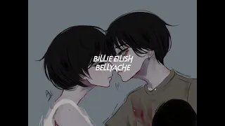 billie eilish-bellyache (sped up+reverb)