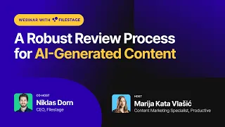 Filestage & Productive: A Robust Review Process for AI-Generated Content