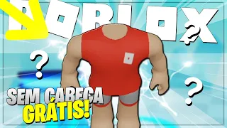 COMO FICAR SEM CABEÇA DE GRAÇA no ROBLOX! 😱