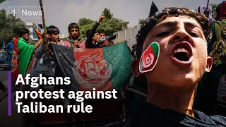 Afghanistan: Protesters take to the streets to challenge Taliban rule