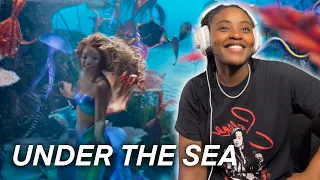 Aisha Reacts..."Under The Sea" || The Little Mermaid (2023)