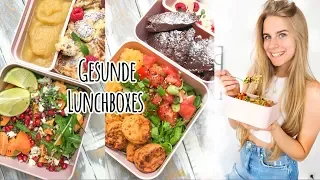 Gesunde Lunchboxes + Kalorienangaben I Meal Prep I vegetarisch I Diät