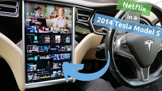 How Netflix works in a 2014 Tesla Model S (after the MCU2 ugrade)