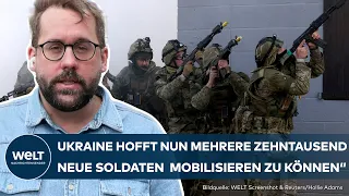 UKRAINE-KRIEG: Neue Mobilisierung! Damit erhofft sich Kiew Zehntausende neue Soldaten
