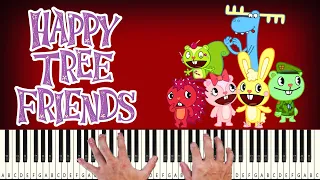 Happy Tree Friends Theme - PIANO TUTORIAL