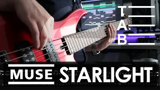 Muse - Starlight [Bass Cover / Walktrough with Tab] - Yamaha TRBX 305 - Backing Track