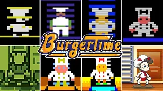 BurgerTime (1982) Atari 2600 vs C64 vs NES vs Arcade vs Gameboy vs ColecoVision vs Mi vs Switch