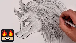 How To Draw Sisu | Raya and the Last Dragon Sketch Tutorial