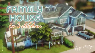 Дом семьи с 3 детьми | Строительство | The Sims 4 | Speed Build | No CC