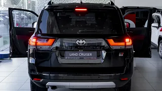 2024 Black Toyota Land Cruiser 300 GR Sport - Luxury SUV in Detail