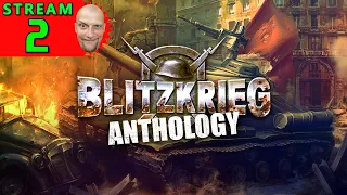 💽#2🍀Blitzkrieg Anthology🍀Первое Прохождение - Стрим [1440]🍀Hard-Режим🍀ПРОХОДИМ ТАКТИЧЕСКУЮ ШКОЛУ🍀