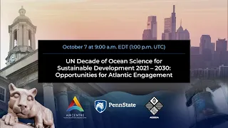 All Atlantic Summit 2020 - Day 3 - Plenary Session on UN Decade of Ocean Science