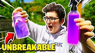 THE SPRAY THAT WILL MAKE ANYTHING UNBREAKABLE!