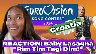 REACTION: Baby Lasagna's "Rim Tim Tagi Dim" [Croatia's #Eurovision2024 Entry]