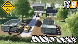 FS19 WORKING WITH VOLVO ECR-355E MULTIPLAYER ROLEPLAY VILLENVAL TP MAP FARMING SIMULATOR 19