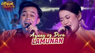 SYAHDU MESRA! Agung vs Diva - Lamunan | KONTES AMBYAR INDONESIA 2024