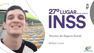 Concurso INSS: entrevista com aprovado em 27º lugar no RJ