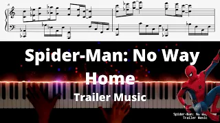 Spider-man: No Way Home Trailer Music Highlight - Piano Cover/Tutorial with Sheets