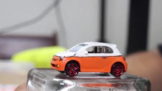 Customize Hotwheels for super cheap l Fiat 500 paint and tire swap