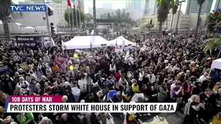 Protesters Storm White House In Support Of Gaza