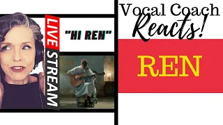 LIVE REACTION Ren "Hi Ren" First Listen! Vocal Coach Reacts & Deconstructs
