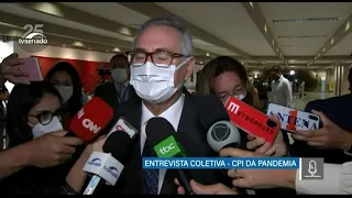 CPI da Pandemia – Renan Calheiros relatório final da CPI será apresentado em setembro – 24/8/2021