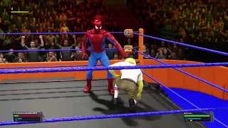 WWE 2023 SpongeBob VS Spider-Man 🔥🔥💯