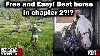 Free and Easy to get Missouri Fox Trotter in Chapter 2 - Red Dead Redemption 2 - RDR2 in 2021 -Horse