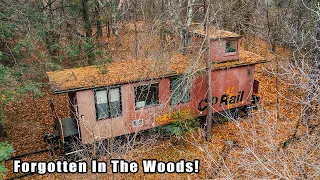 This Vintage 1940's Train Caboose Has Sat ABANDONED in the Forest for Over 30 Years!