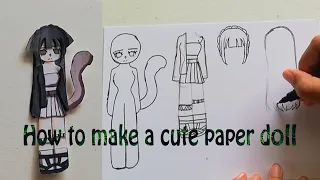 How to make a cute paper doll / 40 B