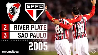 River Plate 2x3 São Paulo - 2005 - NOITE MONUMENTAL COM SHOW E VAGA NA FINAL DA LIBERTADORES!