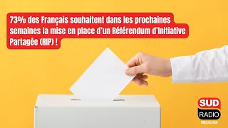 73% des Français souhaitent la mise en place d’un Référendum d’Initiative Partagée