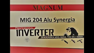 Напівавтомат MAGNUN MIG 204 ALU Synergia для алюмінію та інших металів, з функцією спулган