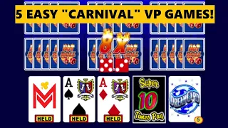 5 "Carnival" Video Poker Games You Can Start Playing Right Away