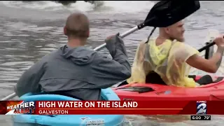 High water on the island